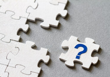 ann unfinished puzzle with a question mark on the final piece